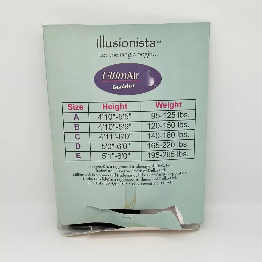 New in Package Illusionista Brown Expresso Tights Size D